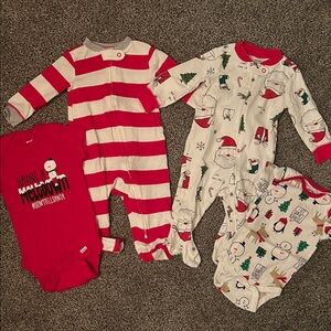Festive Red and White Christmas Bundle, 6M